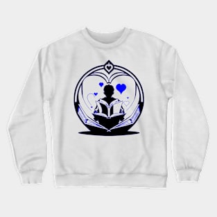 I love to Read Blue Crewneck Sweatshirt